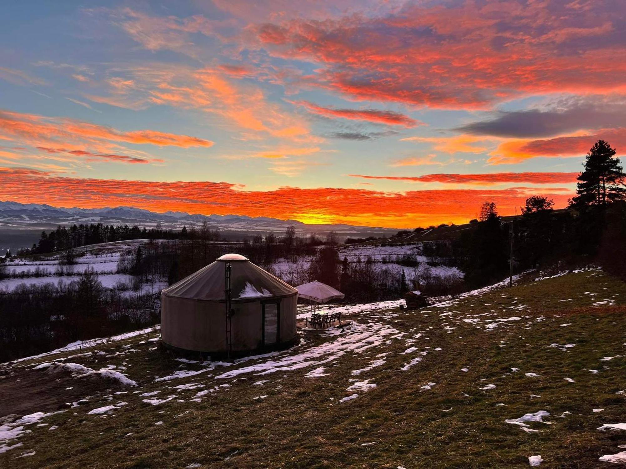 Dzikosc Serca - Jurta Z Widokiem Na Tatry Knurow  Zewnętrze zdjęcie